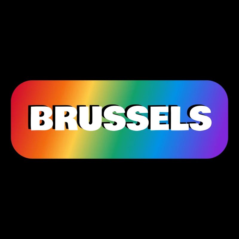 BRUSSELS PRIDE GAY FLAG ARC-EN-CIEL