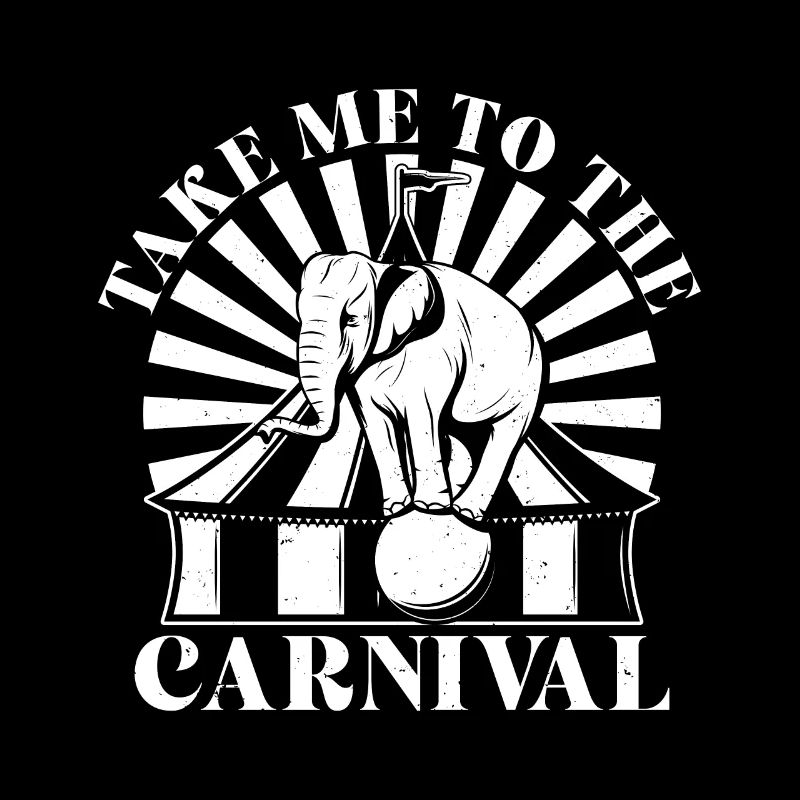 Graphique de cirque Emmenez-moi à Carneval Circus Gift