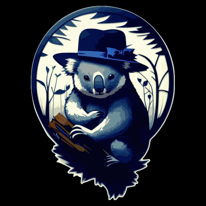 Koala mit Hut
