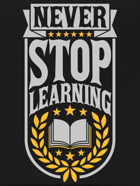 never stop learning quote