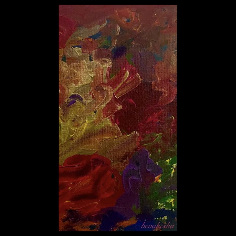 Kunst Gemälde Farbenfroh