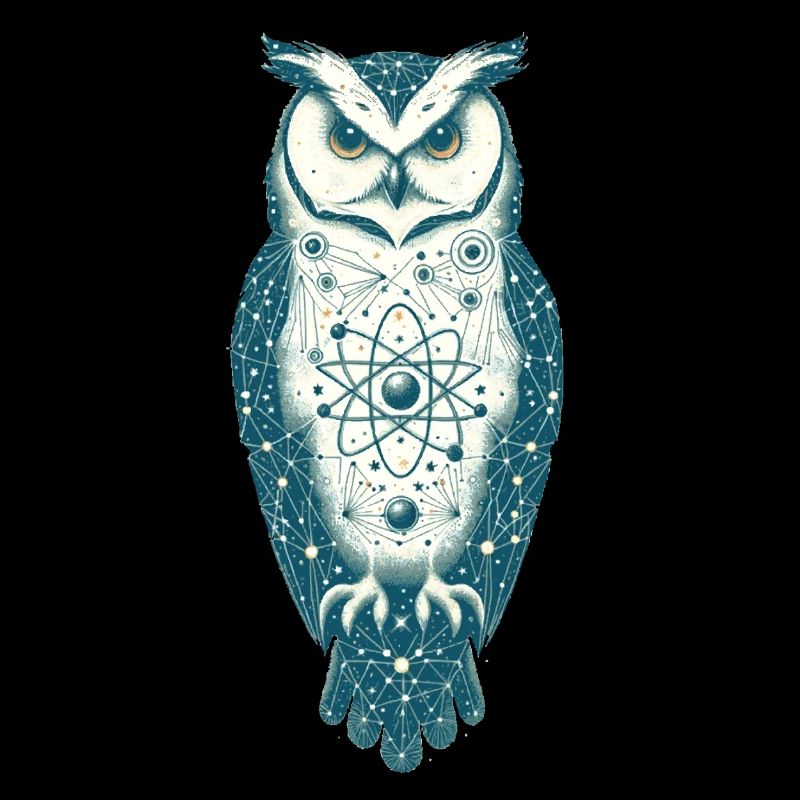 Hibou dans l’espace | L’univers dans la chouette