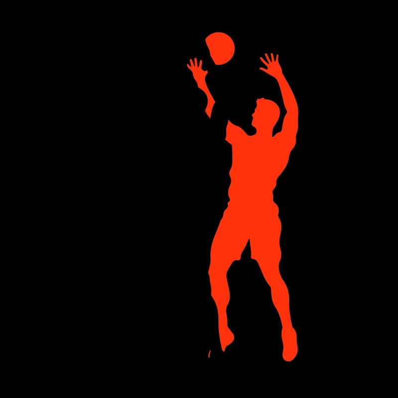 Volleyball Player Silhouette