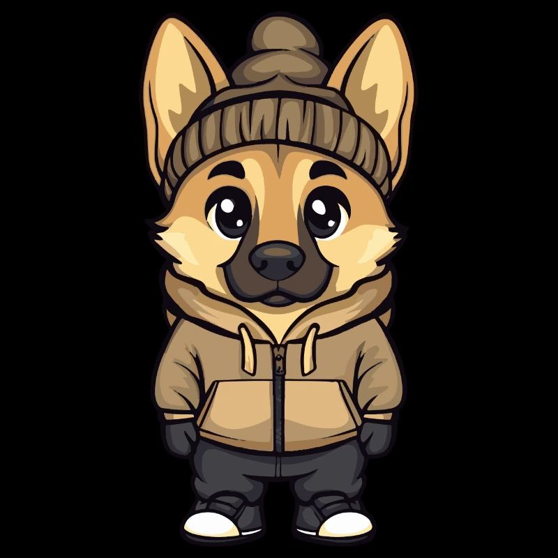 German Shepherd Dog Stylish