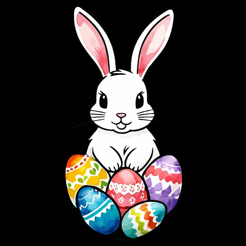 Easter Bunny Easter Watercolor