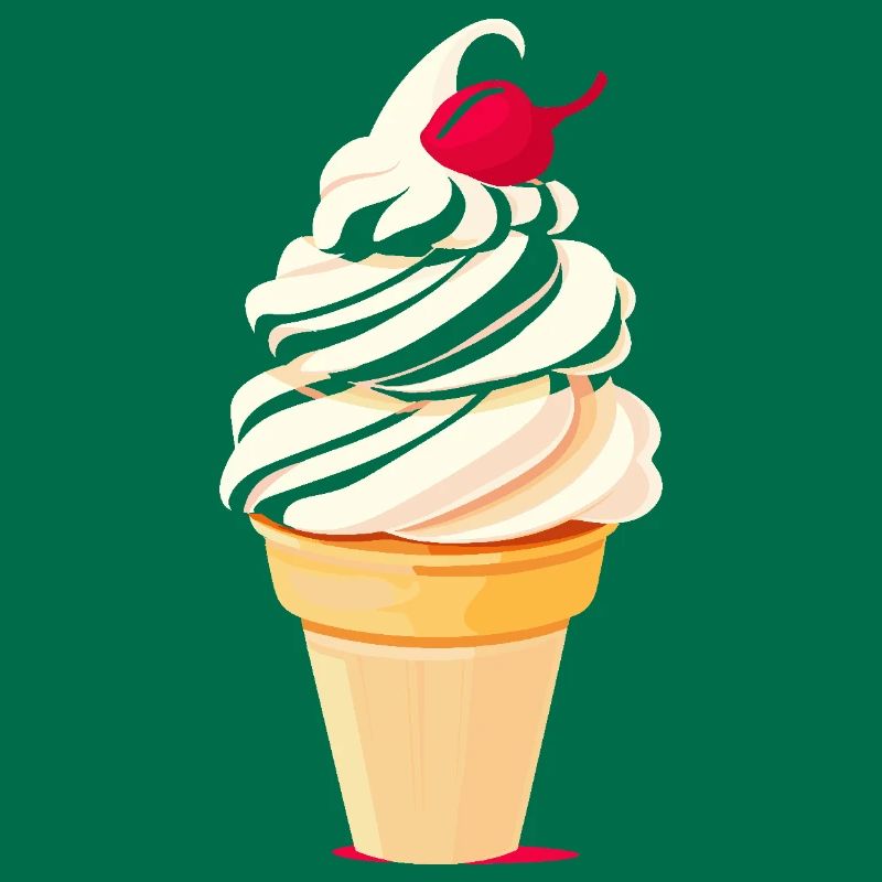 Cornet de crème glacée Artwork