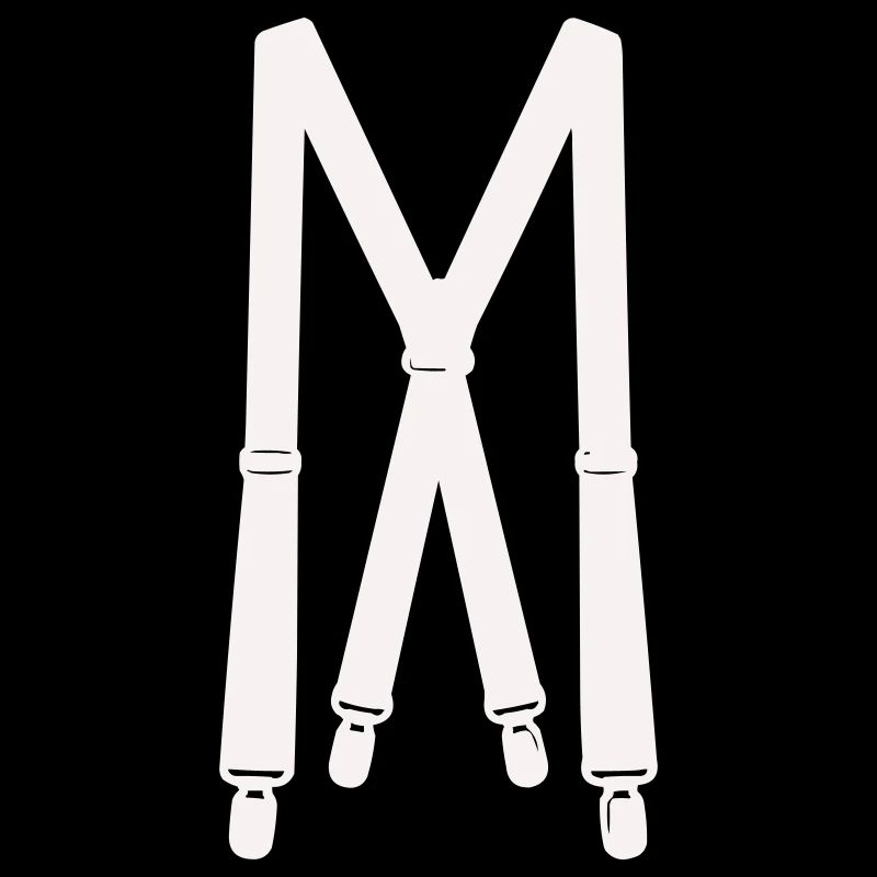 Illustration des bretelles blanches