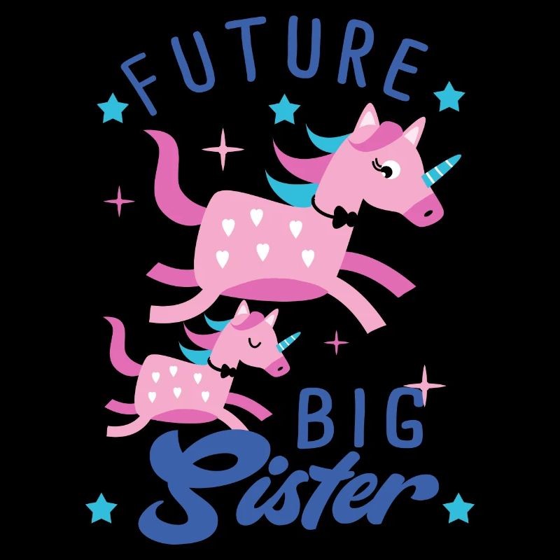 Zukunft Big Sister Geschenk Geburt Schwangerschaft
