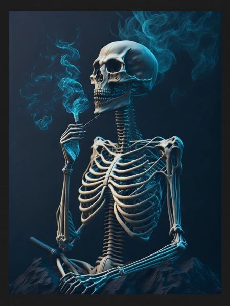 Skeleton smokes