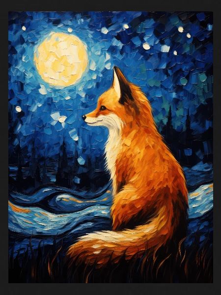 Fox Van Gogh Style