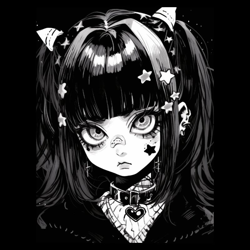 Anime, Mädchen, Geschenk, otaku, manga, horror