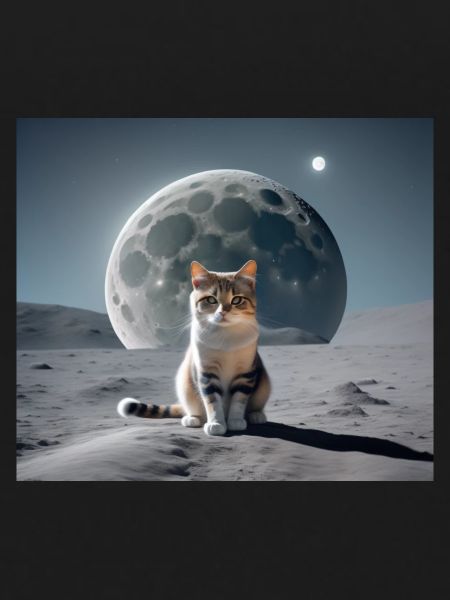 Cat on the Moon