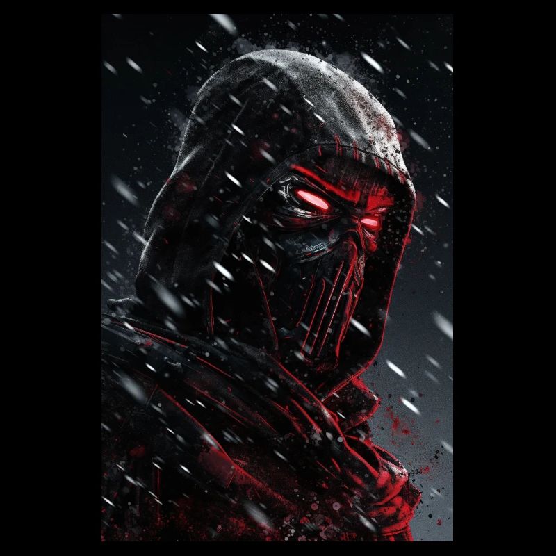 Neon Cyber Ninja Warrior #6