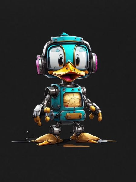 Roboter Ente