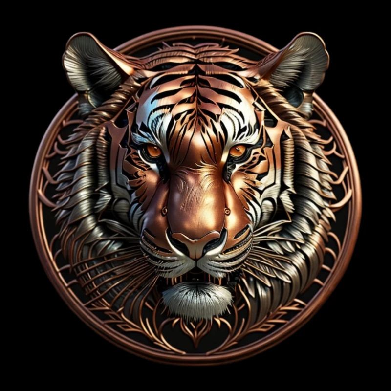Le tigre de bronze