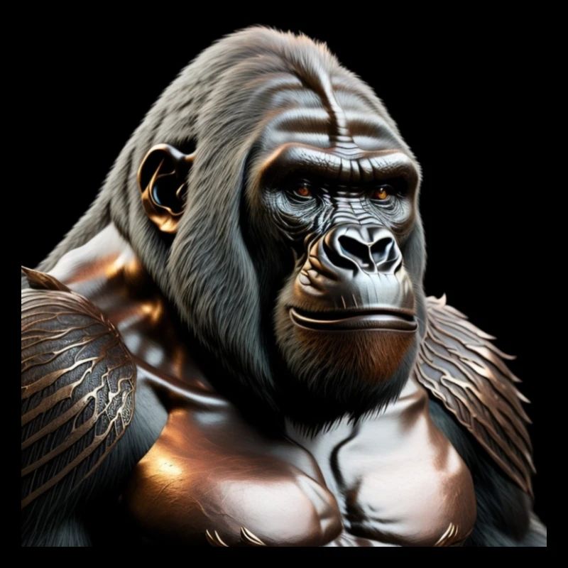 Le gorille de bronze