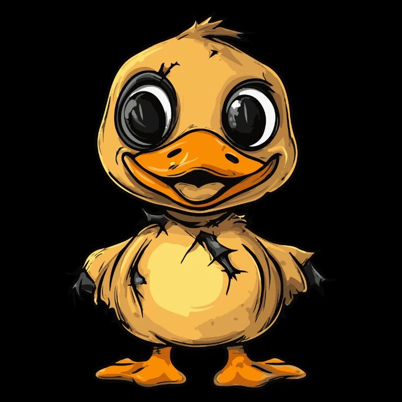 Duck Halloween Comic Funny