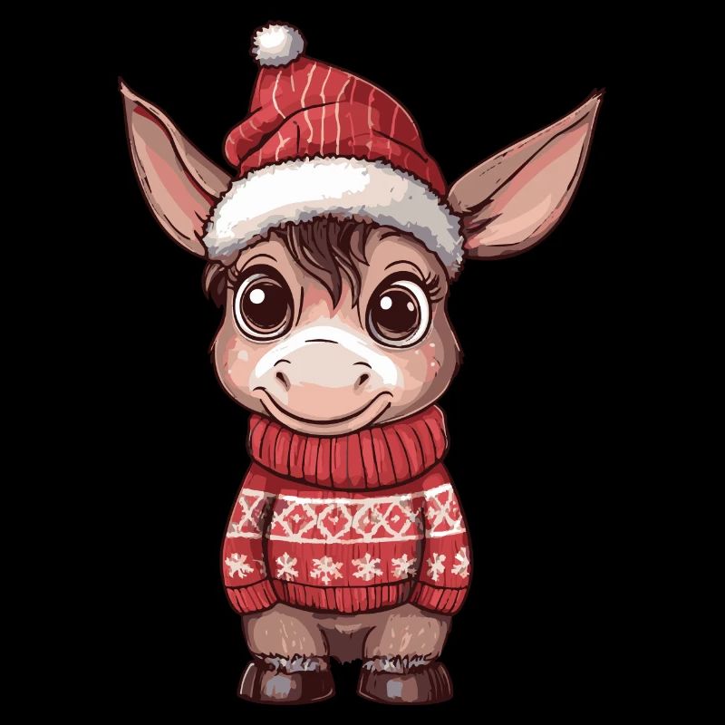 Bande dessinée de Noël de l’âne