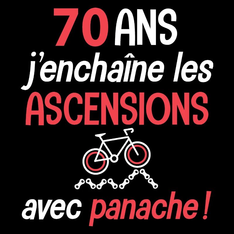 Vélo 70 ans ascension avec panache anniversaire