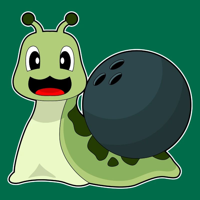 Escargot Bowling Boule de bowling