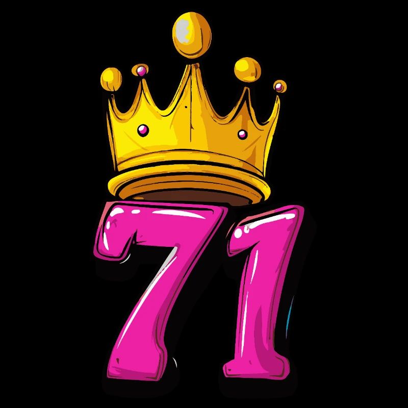 71 Numéro Jersey Couronne