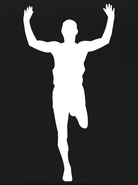 Marathon marathon runner - design