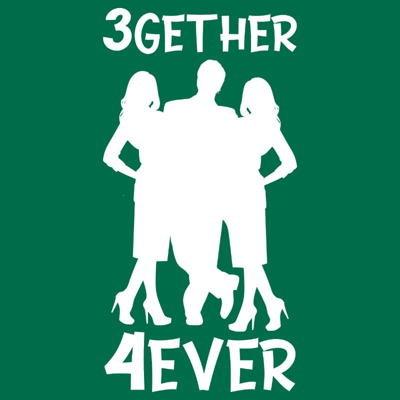 Polyamorie Throuple Geschenk 3gether 4ever Poly