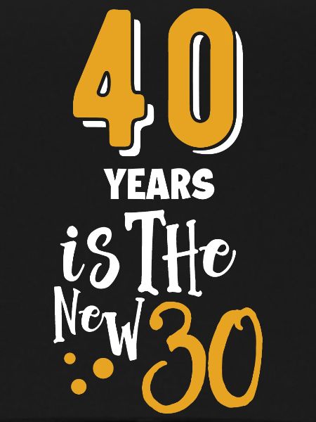 40 is een nieuwe 30 grappige 40 Jaar Quotes Verjaardag 40