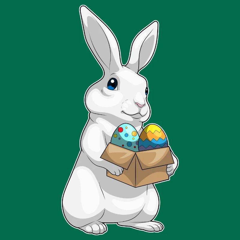 Bunny Easter Easter Eggs Box