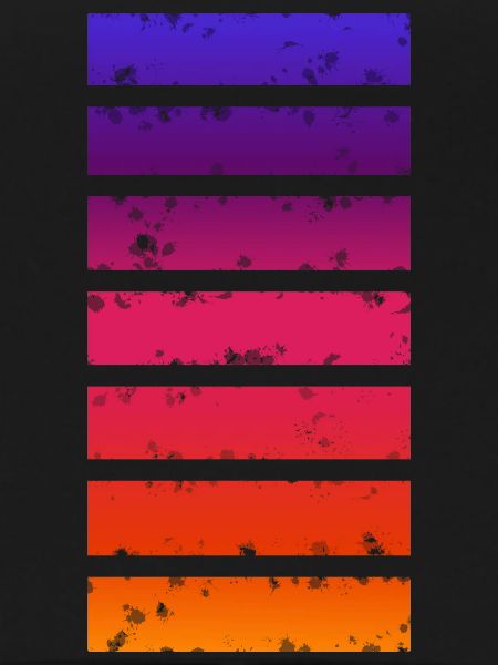 Multi-coloured bar