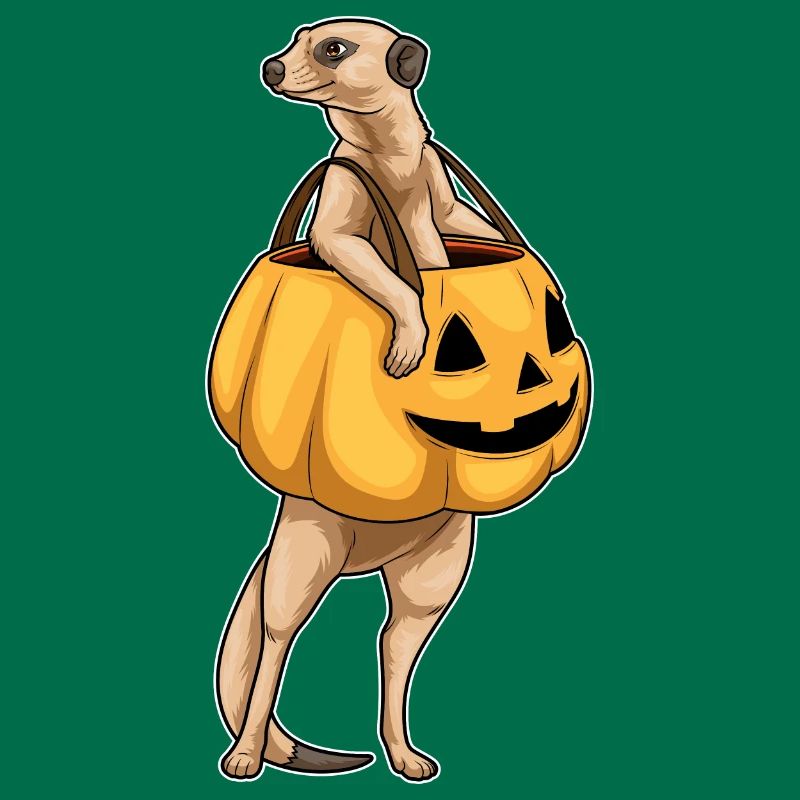 Halloween de suricates Jack O’O’Lantern