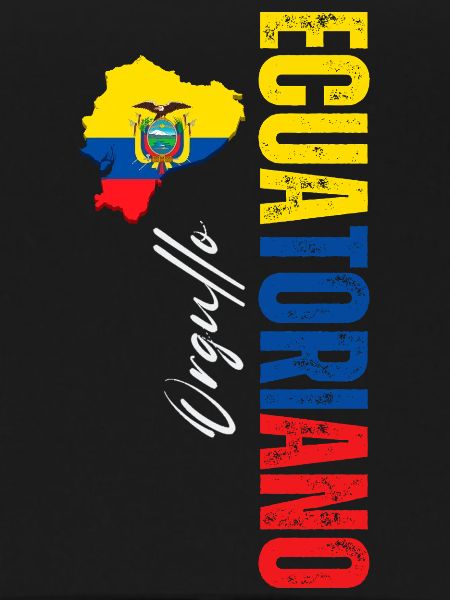 Ecuadorian pride, vertical design