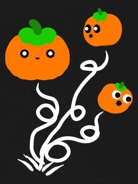 Cute Halloween pumpkins.