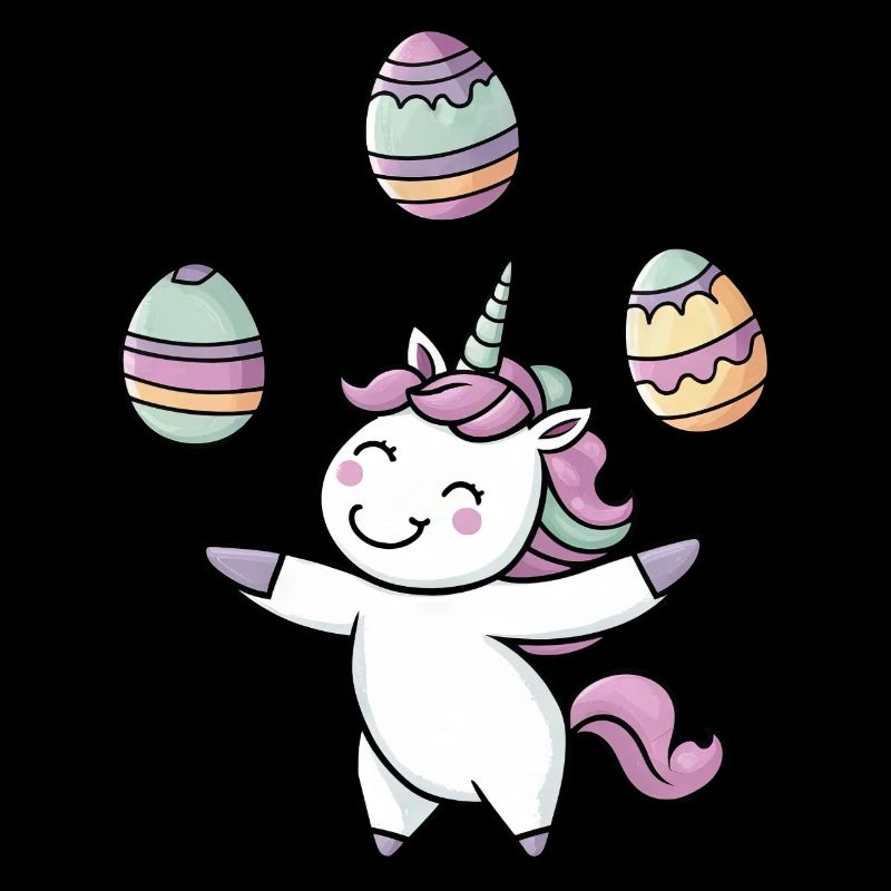 Easter Egg Juggler Unicorn