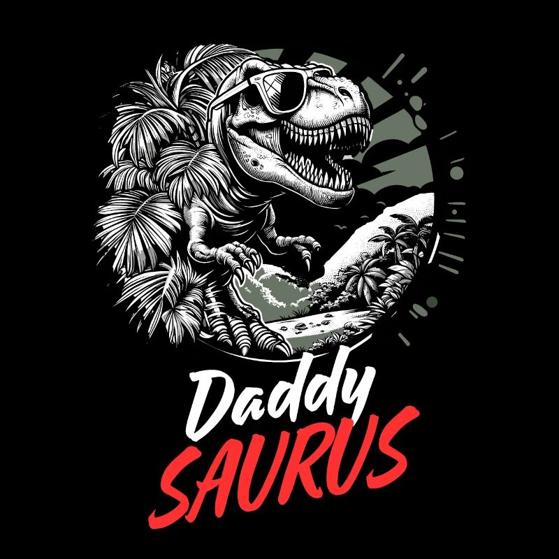 Vater Daddy Saurus Papa Vatertag Dinosaurier Fun