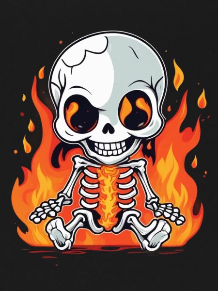Fire skeleton