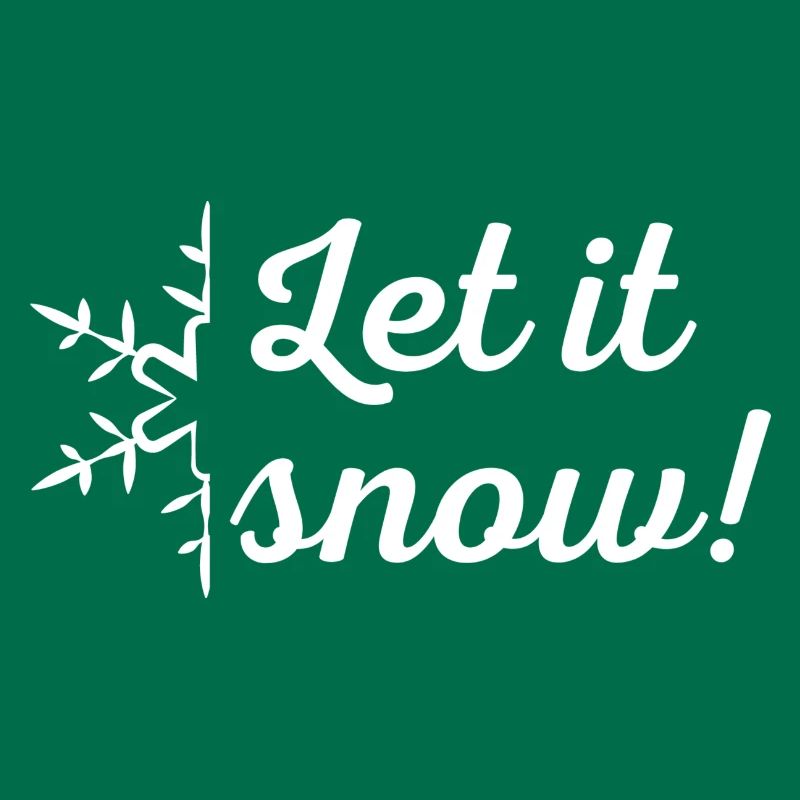 Let is snow - Design with a snowflake