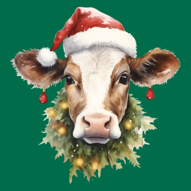 Weihnachtskuh