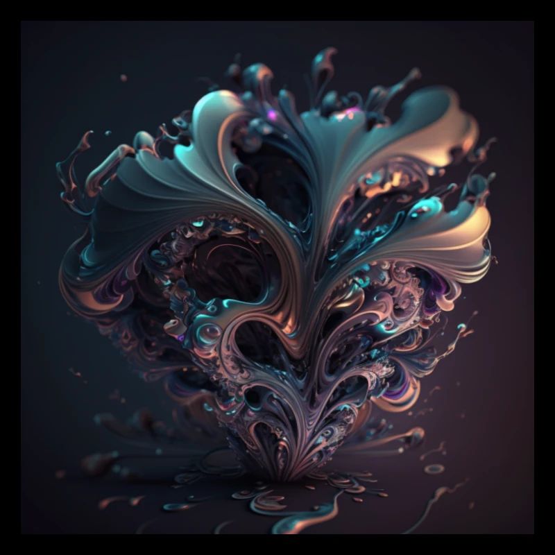 Abstrakter Schädel Nr. 12