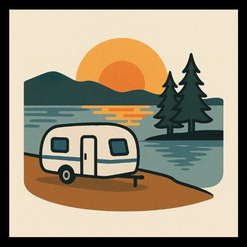 Camping Camping-car Lac