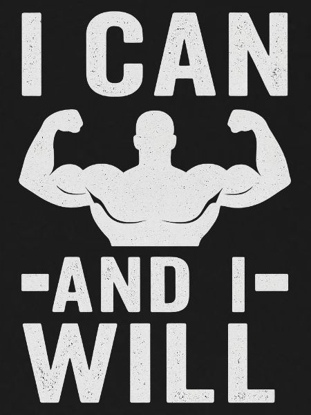 Empowering Muscle Quote Design