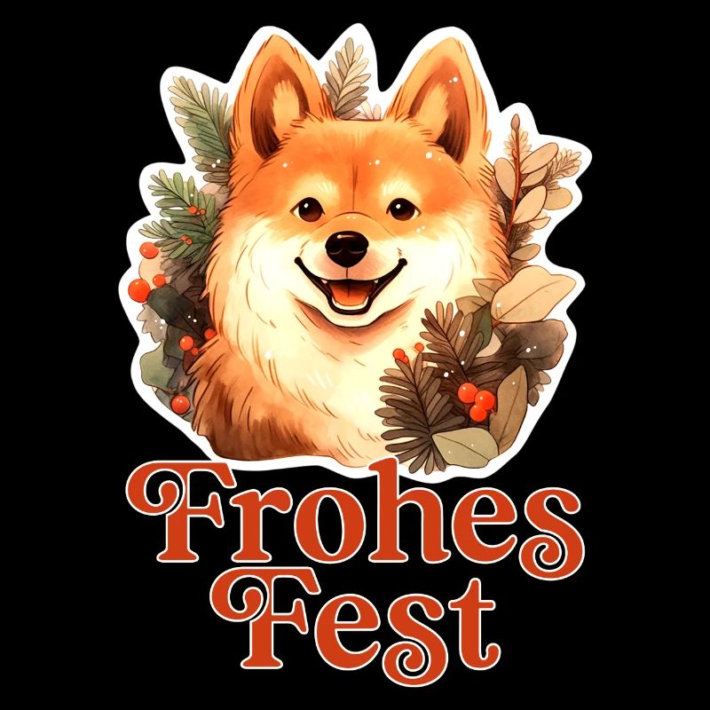Frohes Fest mit Hund