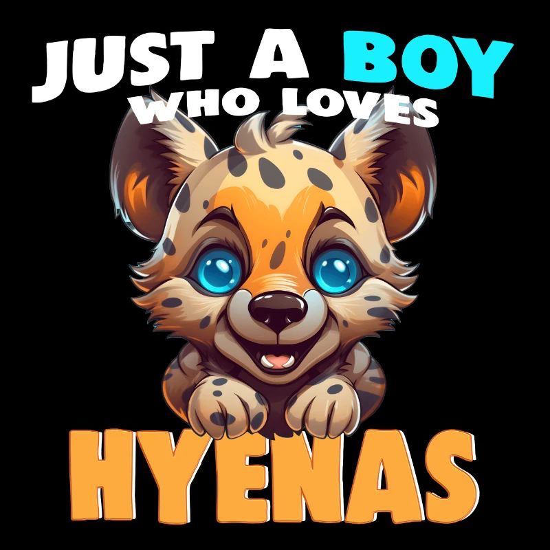 Juste un garçon qui aime les hyènes