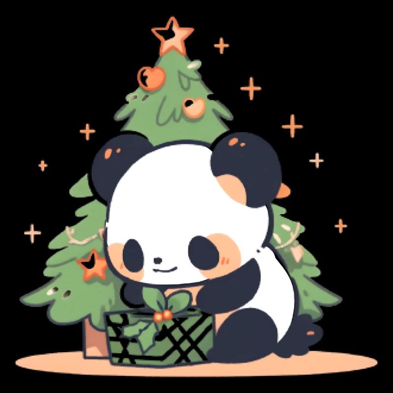 Panda Bear Christmas tree