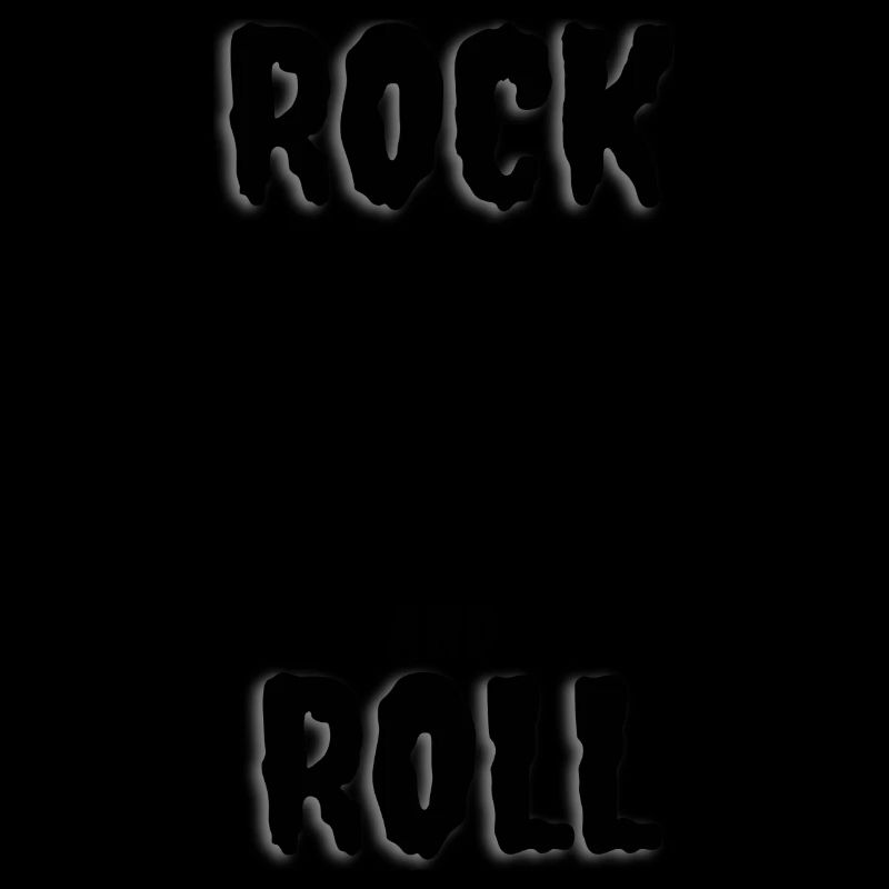 Rock And Roll Skullhead Design