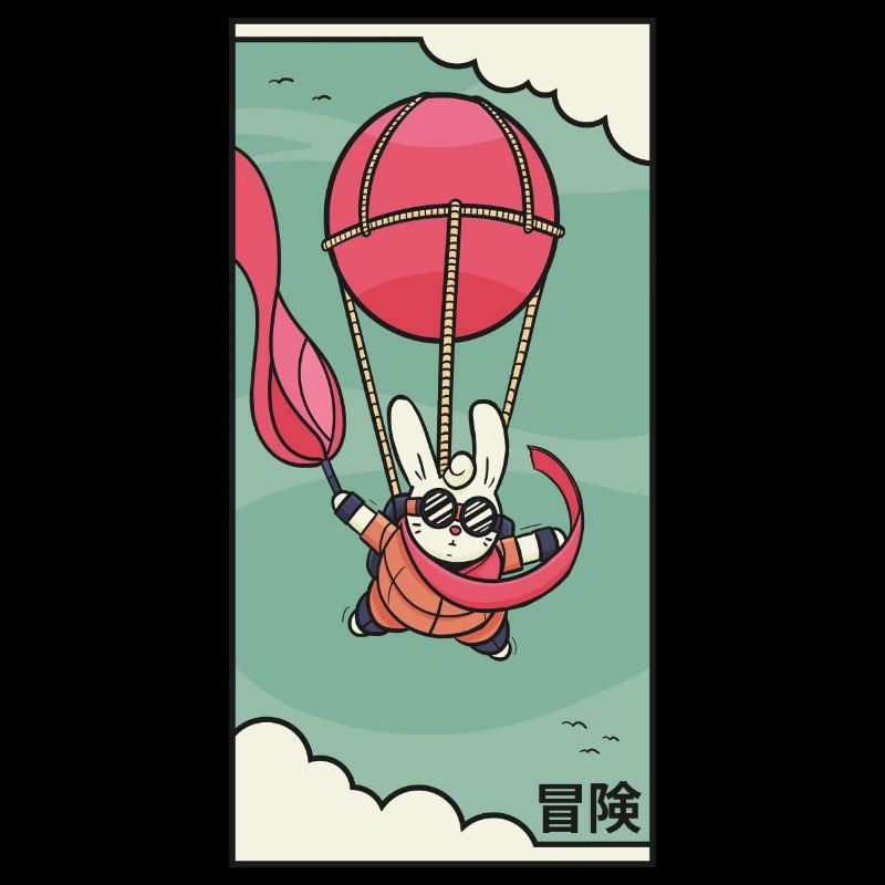 Flying rabbit