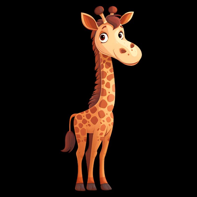 Lustige Giraffe