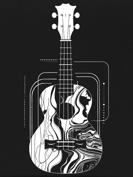 Ukulele Drawing