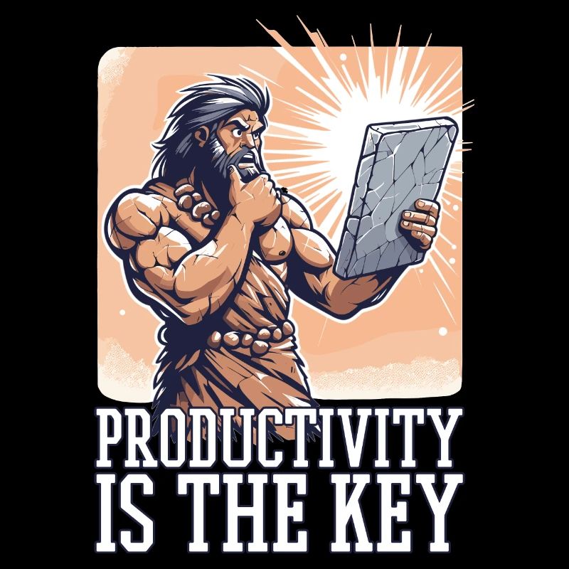 Productivity Key Caveman Gift