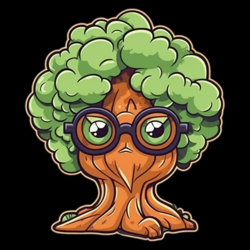 baum mit brille